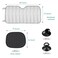 Dickno Car Windshield Sun Shade 551275 Foldable Front Window Shade Protect Your Car from Sun Heat Glare Best UV Ray Auto Windscreen Sun Blocker Shield with 2 Side Window Shades