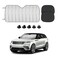 Dickno Car Windshield Sun Shade 551275 Foldable Front Window Shade Protect Your Car from Sun Heat Glare Best UV Ray Auto Windscreen Sun Blocker Shield with 2 Side Window Shades