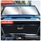 LUNQIN Car Sun Shade for GMC Sierra 1500 2500HD 3500HD 2019 2020 2021 2022 2023 2024 2025 2026 Auto Interior Accessories Front Windshield Foldable Shield Sunshade Protector Window Curtains Cover Visor