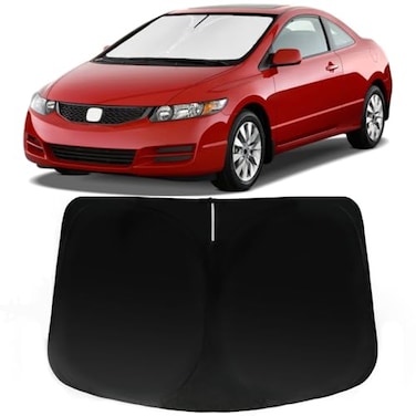 PAIMOHO Windshield Sun Shade for Honda Civic 20062011 Car Front Window Sunshade with 240T Sun Visor Protector Blocks UV Rays Heat Sun Shield Accessories