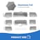 RAZPOY JL Windshield Sunshade 8PCS Side Window Sun Shade Compatible with 20182024 Jeep Wrangler JL 4Door