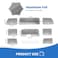 RAZPOY JL Windshield Sunshade 8PCS Side Window Sun Shade Compatible with 20182024 Jeep Wrangler JL 4Door