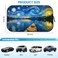 fauson Windshield Sun Shade Windshield Sun Shade Foldable Offers Ultimate Protection for Car Interior UV Protection Car