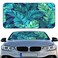 Woanger Windshield Sun Shade Foldable Car Front Window Covers for Car Accessories Sun Heat UV Rays Visor Protector Protection for Universal Cars SUV TruckLeaf