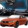FORTEM Car Sun Shade for Windshield Reflective Windshield Sunshade 240T Polyester Automotive Interior Sun Protection Ultimate Heat and UV Shield Foldable Storage Bag