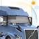 meakeize Semi Truck Sun Shade for Windshield and Side Window Retractable Sunshade Blocker Sun Rays Keep Warm in Winter New Material Effective for Big Rig Truck RV Accessories