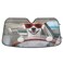 Bolaz Car Windshield Sun Shade Funny Dog Driving a Car Blocks Sun Visor Protector Foldable Sun Shield for Most Sizes