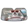 Bolaz Car Windshield Sun Shade Funny Dog Driving a Car Blocks Sun Visor Protector Foldable Sun Shield for Most Sizes