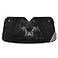 Qilmy Cool Panther Car Windshield Sunshade Automotive Sun Visor Protector Foldable for SUV Truck Front Window Black Leopard