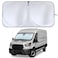 EcoNour Econour Foldable Sun Shade for Car Windshield Automotive Window Cover Upgraded Reflective Sun Shade for Your Vehicle UV Rays and Sunscreen Protection