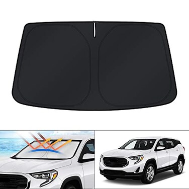 KUST Windshield Sun Shade for 20182023 2024 2025 GMC Terrain Window Accessories Sunshade Sun Protector Foldable Block UV Rays Keep Car Cooler