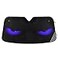 KEEPREAL Blue Evil Eyes Windshield Sun Shade Foldable Car Front Window Sunshades for Most Sedans SUV Truck Blocks UV Rays and Keeps Your Vehicle Cool