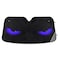 KEEPREAL Blue Evil Eyes Windshield Sun Shade Foldable Car Front Window Sunshades for Most Sedans SUV Truck Blocks UV Rays and Keeps Your Vehicle Cool