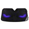 KEEPREAL Blue Evil Eyes Windshield Sun Shade Foldable Car Front Window Sunshades for Most Sedans SUV Truck Blocks UV Rays and Keeps Your Vehicle Cool