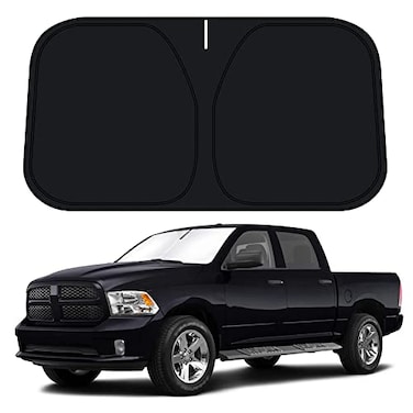 D-Lumina DLumina for 20102024 2025 Dodge RAM 2500 3500 Windshield Sun Shade Front Window Sunshade Sun Visor Protector Fit RAM 2500 3500 Accessories Sun Shield Block UV Rays Heat