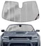 Pigenius Windshield Sunshade for Dodge Charger 20112023 with Rearview Mirror Mounted Camera Front Window Shade AstraGuard