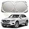XHRING Windshield Sun Shade for Mercedes Benz GLC GLC 300 GLC300 GLE GL ML CLS SL S S56 Class Accessories Car Front Window Sunshade Sun Visor Shield for Mercedes Benz EQE SUV Accessories