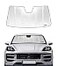 Pigenius Windshield Sun Shade for 20192024 Porsche Cayenne Front Window Sunshade with Storage Bag