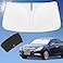 ZOIBV for Hyundai Sonata 20142019 Sun Shade Sunshade Windshield Cover 4Layer Front Window Shade Custom fit Sonata Sun Visor 240T Retractable Shade Shield Blocks UV Rays Cooler Car Accessories