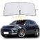 Moittellc Windshield Sun Shade Compatible with Porsche Macan 20142024 UV Ray Reflector Auto Window Sun Shade Foldable Sun Shield That Keeps Your Vehicle Cool Accessories