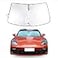 Qiosreui Windshield Sun Shade for Porsche Panamera 20172024 Front Window Sunshade Sun Visor Blocker UV Protector Heat Shield Keep Your Vehicle Cool Lightweight Portable