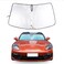 Qiosreui Windshield Sun Shade for Porsche Panamera 20172024 Front Window Sunshade Sun Visor Blocker UV Protector Heat Shield Keep Your Vehicle Cool Lightweight Portable