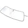 Heutamo Windshield Sun Shade Compatible with Toyota Land Cruiser Prado 250 J250 LC250 2024 2025 Accessories Reflective Sunshade Protector Automotive Interior Sun Protection Accessory Silver