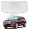 ZOIBV for Cadillac XT5 20172026 Windshield Sun Shade 4 Layers Car Sunshades for Front Windows Shade Cover Custom Fit XT5 Sun Visor 250T Retractable Shade Blocks UV Rays Car Accessories