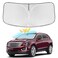 ZOIBV for Cadillac XT5 20172026 Windshield Sun Shade 4 Layers Car Sunshades for Front Windows Shade Cover Custom Fit XT5 Sun Visor 250T Retractable Shade Blocks UV Rays Car Accessories