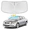 ZOIBV for Honda Accord 20082012 Windshield Sun Shade 4 Layers Car Sunshades for Front Windows Shade Cover Custom Fit Accord 8th Gen Sun Visor 250T Retractable Shade Blocks UV Rays Car Accessories