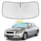 ZOIBV for Honda Accord 20082012 Windshield Sun Shade 4 Layers Car Sunshades for Front Windows Shade Cover Custom Fit Accord 8th Gen Sun Visor 250T Retractable Shade Blocks UV Rays Car Accessories