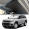 YOJOJOCO Windshield Sun Shade for Jeep 20142025 2026 Grand Cherokee Accessories OEM Size Auto Interior Front Window Sun Visor Heat Protection