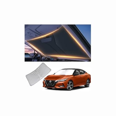 LZYYQX Windshield Sun Shade for Nissan Sentra Front Window Shades Cover for 20102025 Sentra Windshield Sun Visor Protector Car Accessories for Nissan Sentra
