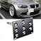 MINAKEDA No Drill Front Tow Hook License Plate Holder Relocator Bracket fit for BMW E82 E88 128i 135i 1M E39 E90 E91 E92 E93 328i 335i M3 X5 X6 Mounting Bracket Adapter Kit E Chassis