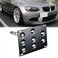 MINAKEDA No Drill Front Tow Hook License Plate Holder Relocator Bracket fit for BMW E82 E88 128i 135i 1M E39 E90 E91 E92 E93 328i 335i M3 X5 X6 Mounting Bracket Adapter Kit E Chassis