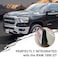 GZSH Front License Plate Frame for Ram 1500 DT 2019 2020 2021 2022 2023 2024 Licence Plate Holder fits Perfectly with Curvature of Front Bumper Ram License Plate Frame Replace OE CH1068151 68274215AE