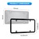 NGHEY Black 2PC Personalized License Plate Frame with Matching Screw Cap Screws for Easy Installation