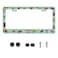 Invincibleframe Personalized License Plate Frame Butterfly Moth Beetle Stainless Steel Accessory Animal License Plate Holder Funny Car Decorative 2 Holes Fits Us Standard License Plates 122 X 63 in fo