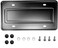 LFPartS Stainless Steel License Plate Durable Car Tag Holder Backing Reinforce Bracket Black