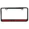 Eurosport Daytona Eurosport Dodge Challenger Stealth Blackout License Plate Frame Black with Red