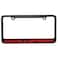 Eurosport Daytona Eurosport Dodge Challenger Stealth Blackout License Plate Frame Black with Red