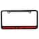 Eurosport Daytona Eurosport Dodge Challenger Stealth Blackout License Plate Frame Black with Red