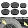 RDBS 6PCS Frame Tube Hole Plugs for 20012019 GMC Sierra and Chevrolet Silverado 2500HD Rear Wheel Well and Cab Frame Holes