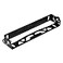 Headerbs Universal Front Bumper License Plate Holder License Plate Mount Changeable License Plate Relocator Bracket for Car Black