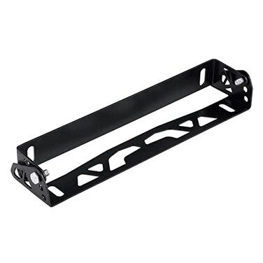 Headerbs Universal Front Bumper License Plate Holder License Plate Mount Changeable License Plate Relocator Bracket for Car Black