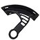 HTTMT MT36006 Motorcycle Black Vertical Curved Mount License Plate Bracket Tag Holder Compatible with 20062012 YZFR6 20062011 Suzuki Boulevard M109R