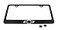 Chevrolet Chevy Logo Black Metal License Plate Frame Holder