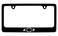 Chevrolet Chevy Logo Black Metal License Plate Frame Holder