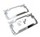Superb lnf Tropical Palm Tree Chrome Polished License Plate Frame 2 Frames by Superb