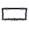 United Pacific Universal DieCast Metal Black Skull License Plate Frame Holder for Cars Trucks RVs Semi Tough Durable Car Accessories 1 Unit